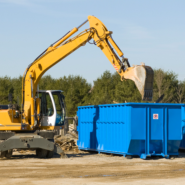 are there any restrictions on where a residential dumpster can be placed in Winnisquam New Hampshire